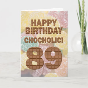 Carte Chocololique 89e anniversaire