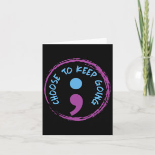 Carte Choisir De Continuer À Faire Le Semicolon