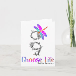 Carte Choisir un dragon de sensibilisation au suicide