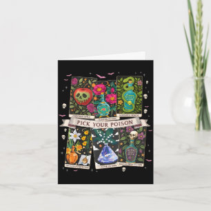 Carte Choisissez le poison breuvage drôle de potion d'Ha