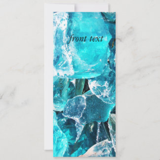 Carte Choncs en cristal bleu