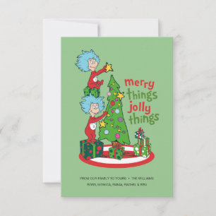 Carte Chose Une Chose Deux Merry Things Jolly Things
