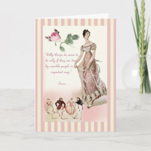 Carte Choses idiotes - Jane Austen