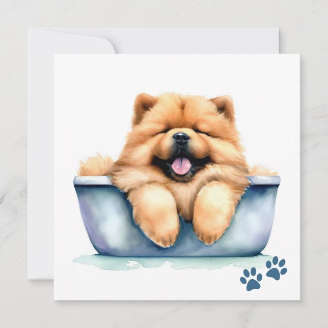 Carte Chow Chow Dog (Devant)