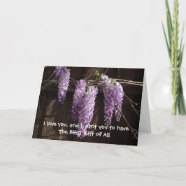 Carte chrétienne avec message évangélique