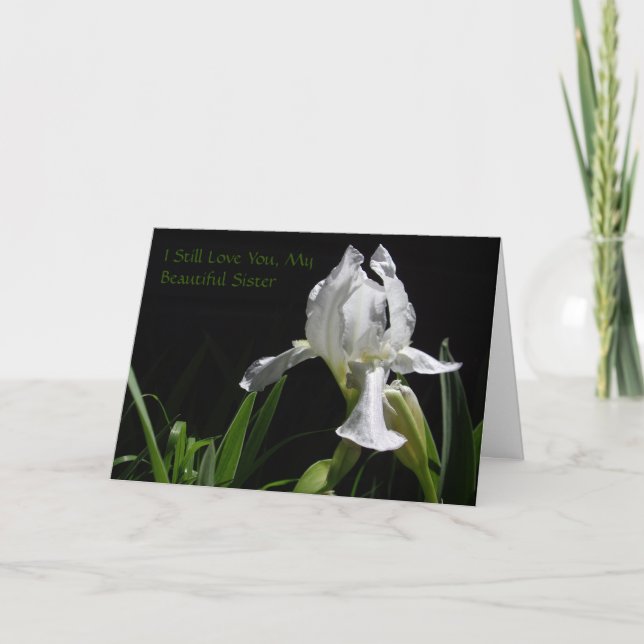 Carte chrétienne de détenu avec évangile pour soeu (Devant)