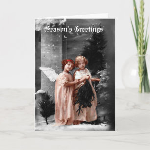 Carte chrétienne de Victorian Angels