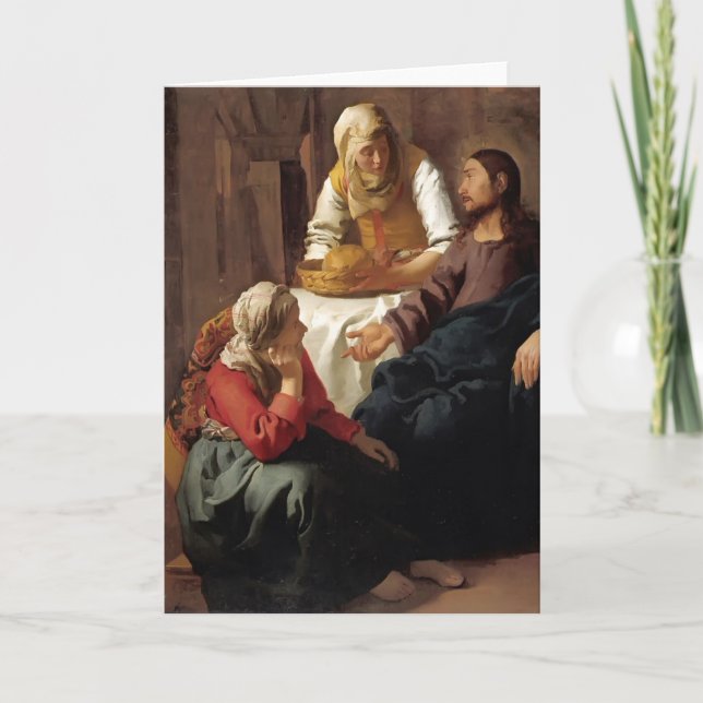 Carte Christ à la Maison de Marthe, Marie par Johannes V (Devant)