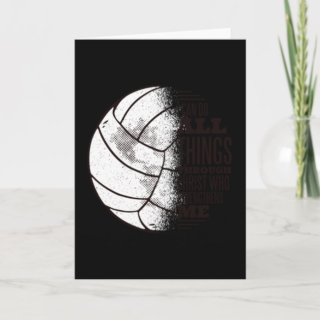 Carte Christ de volleyball (Devant)