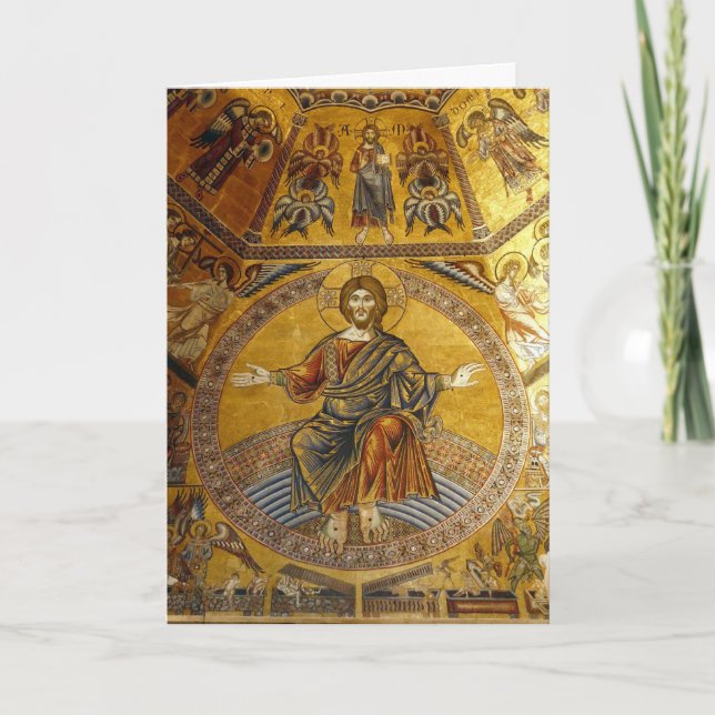 Carte Christ le Juge, Florence, Italie -  (Devant)