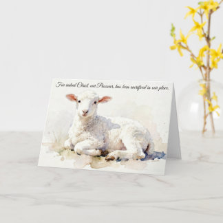 Carte Christ Our Passover: Christian Passover card