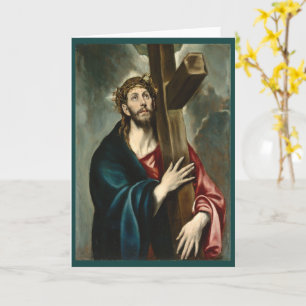 Carte Christ portant la croix, El Greco