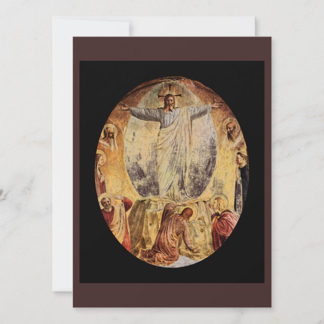 Carte Christ transcendant ressuscité de la tombe (Devant)