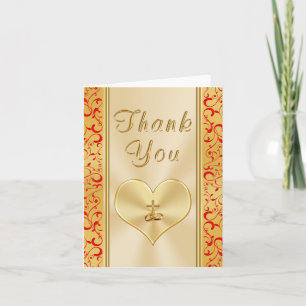 Carte Christian 50th Mariage Anniversary Merci Notes