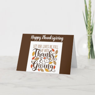 Carte Christian Thanksgiving