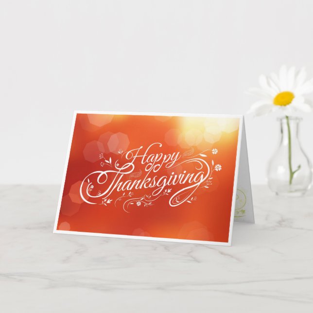 Carte Christian Thanksgiving (Petite plante)