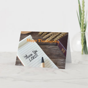 Carte Christian Thanksgiving