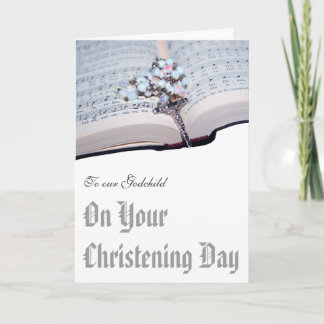 Carte Christine de Godparents à Godchild