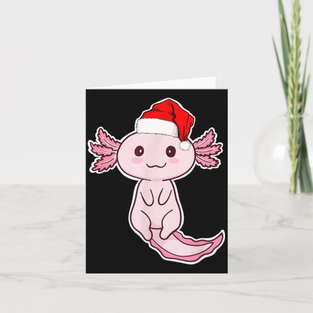 Carte Christmas Axolotl  (Devant)