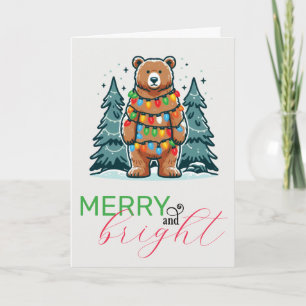 Carte Christmas Bear