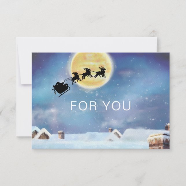 Carte CHRISTMAS BUSINESS CERTIFICAT cadeau pour vous (Devant)