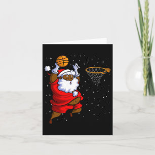 Carte Christmas Bysketbyll Black African American Père N