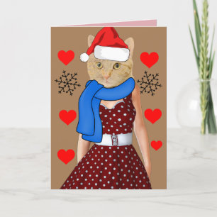 CARTE CHRISTMAS CAT MOM CHRISTMAS