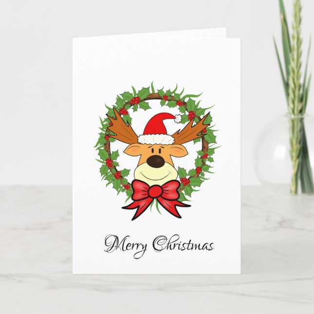 Carte Christmas deer (Devant)