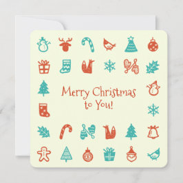 Carte Christmas gathering card
