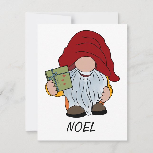 Carte Christmas Gnome (Devant)