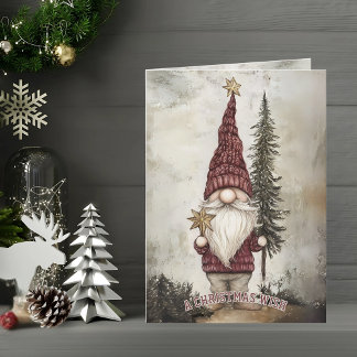Carte Christmas Gnome for Holiday