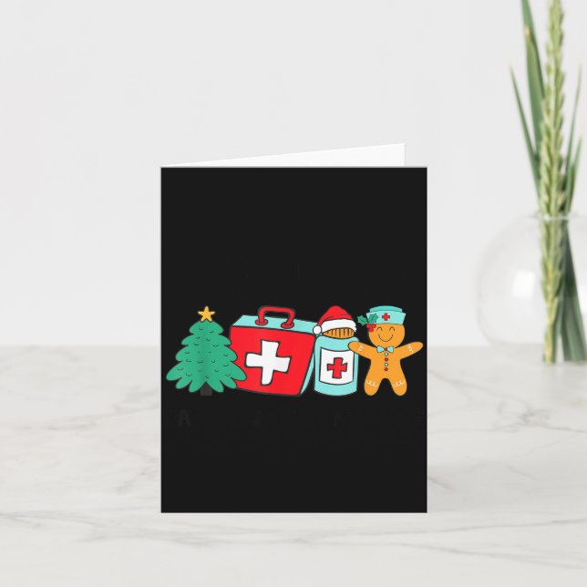 Carte Christmas Nurse Have You Tried Icing It Gingerbrea (Devant)