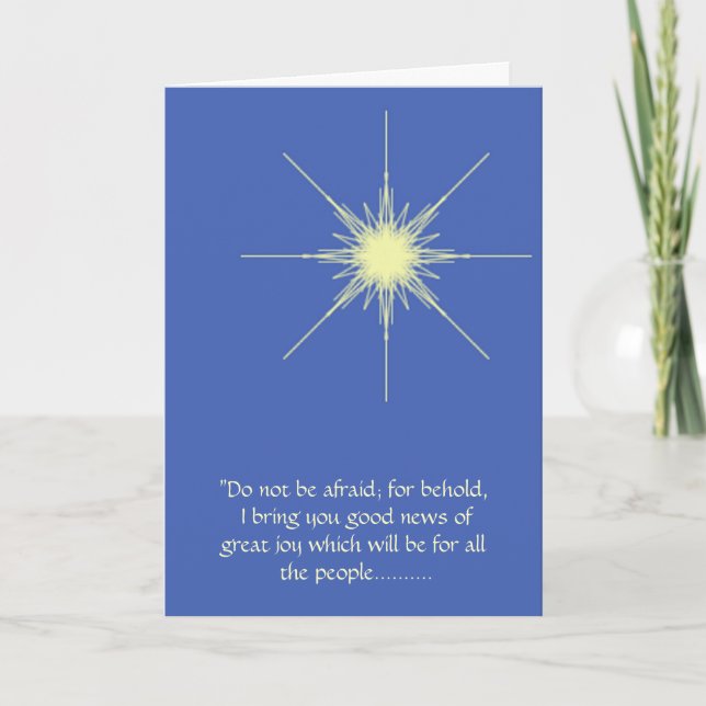 Carte Christmas Star (Devant)