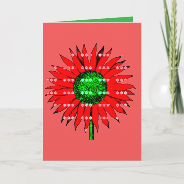 Carte Christmas Sunflower  (Devant)