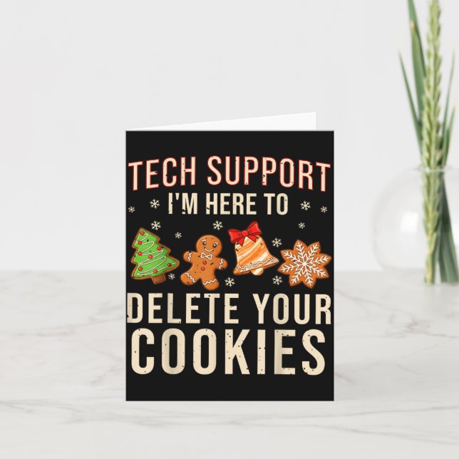 Carte Christmas Tech Suprt Here To Delete Cookies Xmas M (Devant)