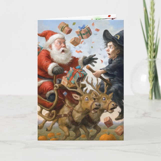 Carte Christmas Thanksgiving and Halloween Holidays  (Devant)