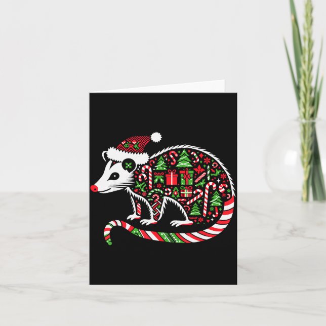 Carte Christmas Tree Candy Ssum Santa Christmas Womens M (Devant)