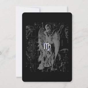 Carte Chrome regarde Virgo Zodiac Connexion Hevelius