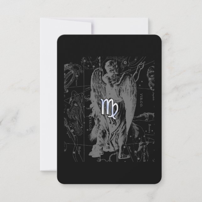 Carte Chrome regarde Virgo Zodiac Connexion Hevelius (Devant)