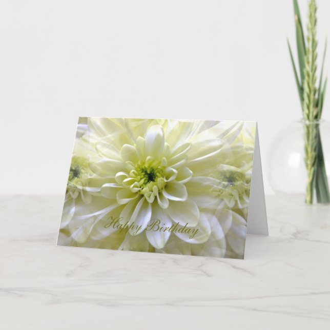 CARTE CHRYSANTHEMUMS (Devant)