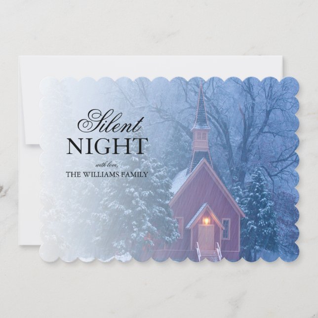 Carte Chute de neige à la chapelle de la vallée de Yosem (Devant)