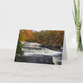 Carte Chutes de Shohola à l'automne (2)