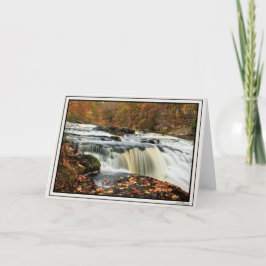 Carte Chutes de Shohola en automne