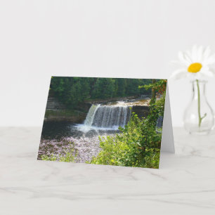 Carte Chutes supérieures de Tahquamenon Michigan Anniver