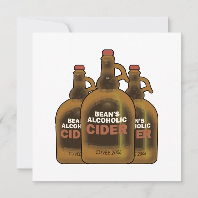 Carte Cider de Bean (Devant)
