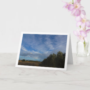 Carte Ciel et nuages bleu marbre, Skyscape