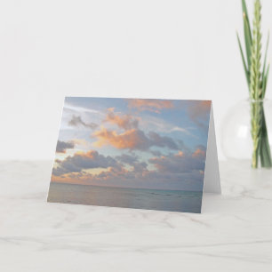 CARTE CIEL ET NUAGES GORGEANTS SUR LES CARAÏBES