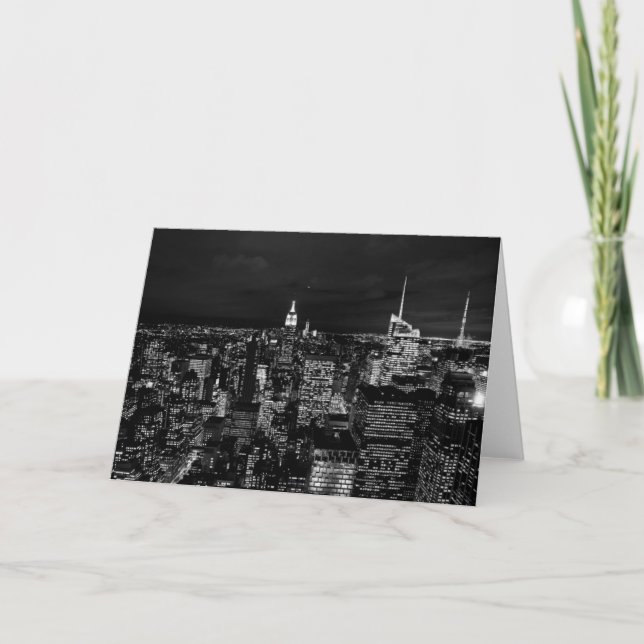 Carte Ciel nocturne de la ville de New York (Devant)