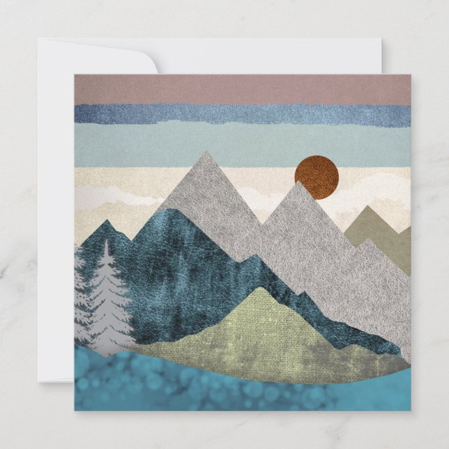 Carte Ciel rayé de montagne (Devant)
