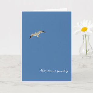 Carte Ciel Volant Solitaire À Mouette Avec Sympathie La 